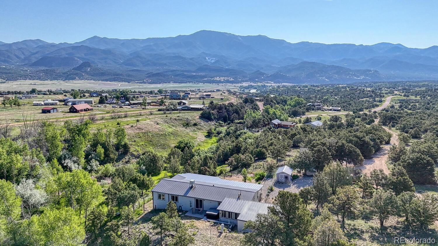 236 Boreen Way Howard, CO 81233 - Photo 29 of 30 an aerial view of residential house and sandy dunes