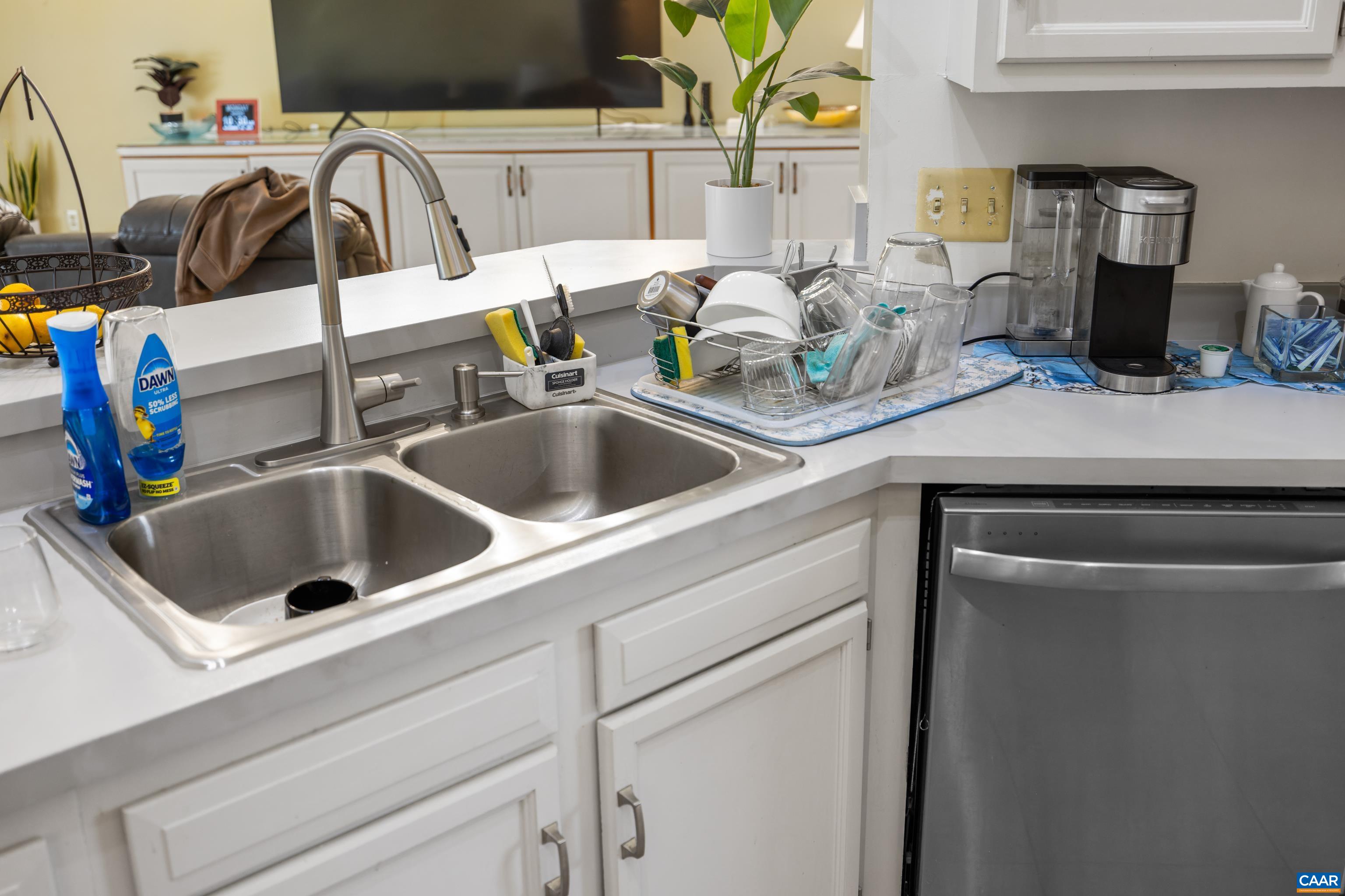 465 Hidden Ridge Road Charlottesville, VA 22902 - Photo 12 of 63 a kitchen with a sink and a potted plant
