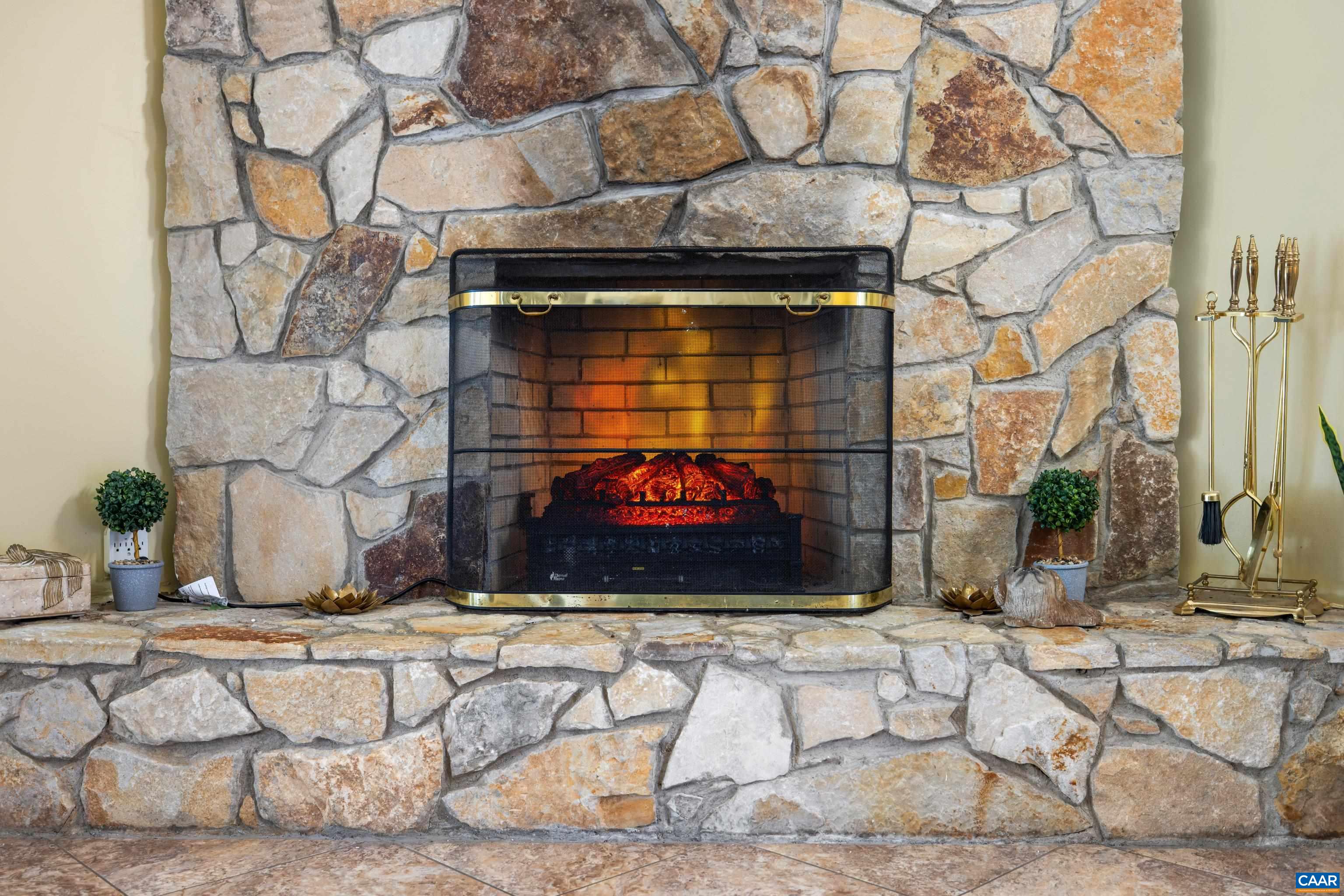 465 Hidden Ridge Road Charlottesville, VA 22902 - Photo 23 of 63 a close view of a fireplace