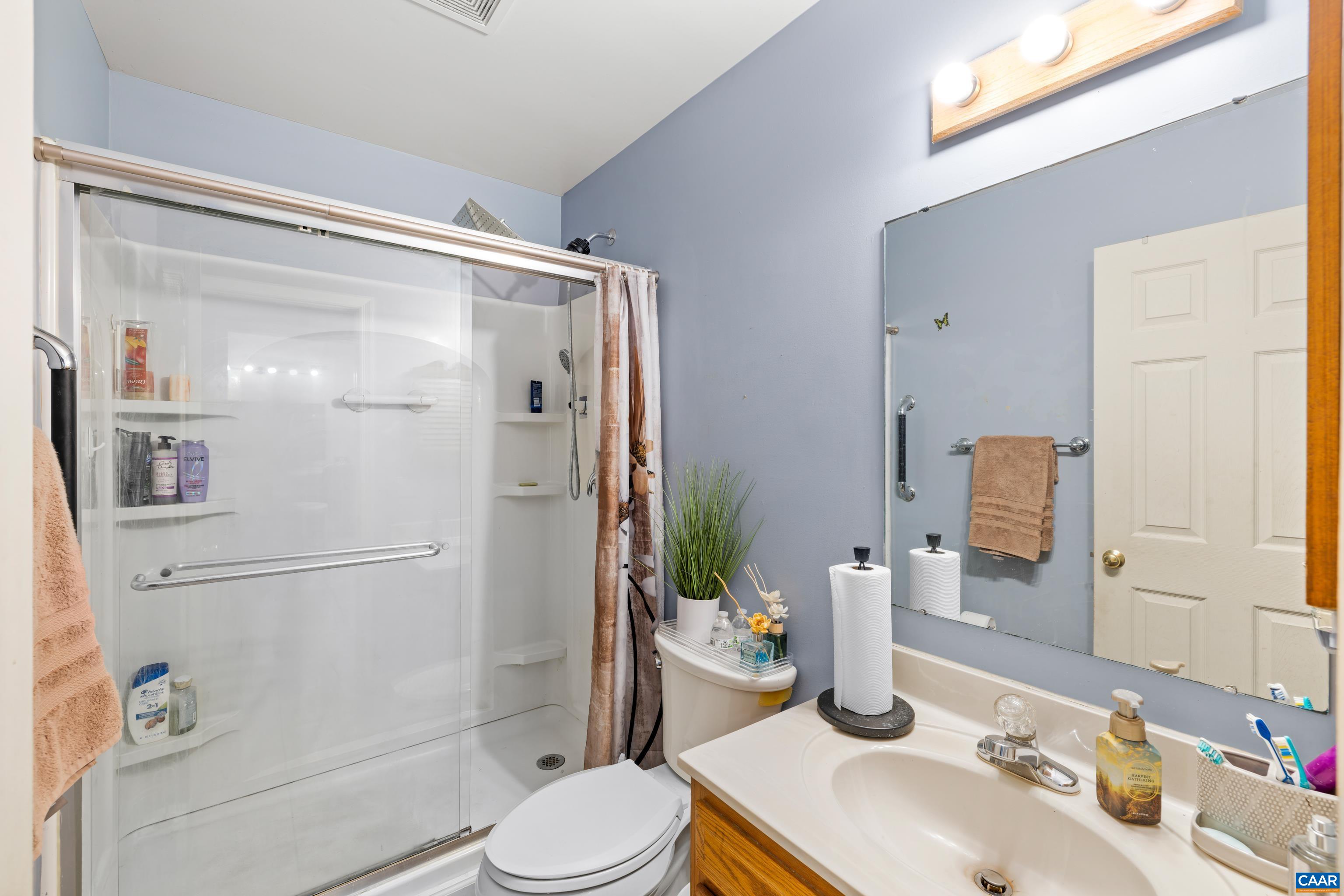 465 Hidden Ridge Road Charlottesville, VA 22902 - Photo 36 of 63 a bathroom with a sink a toilet and shower