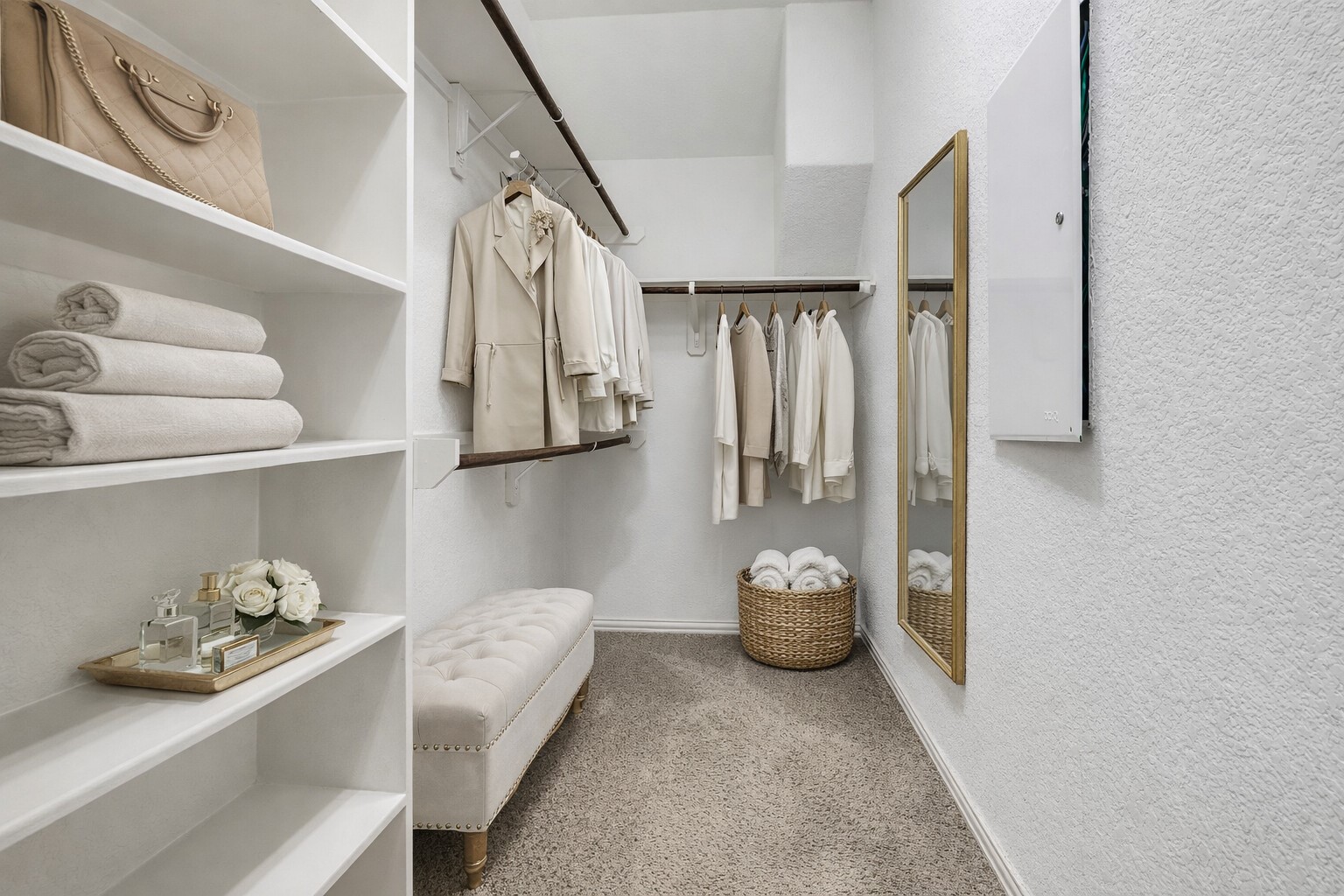 9023 South Comanche Circle Willis, TX 77378 - Photo 14 of 28 a bedroom with a bed and a couch