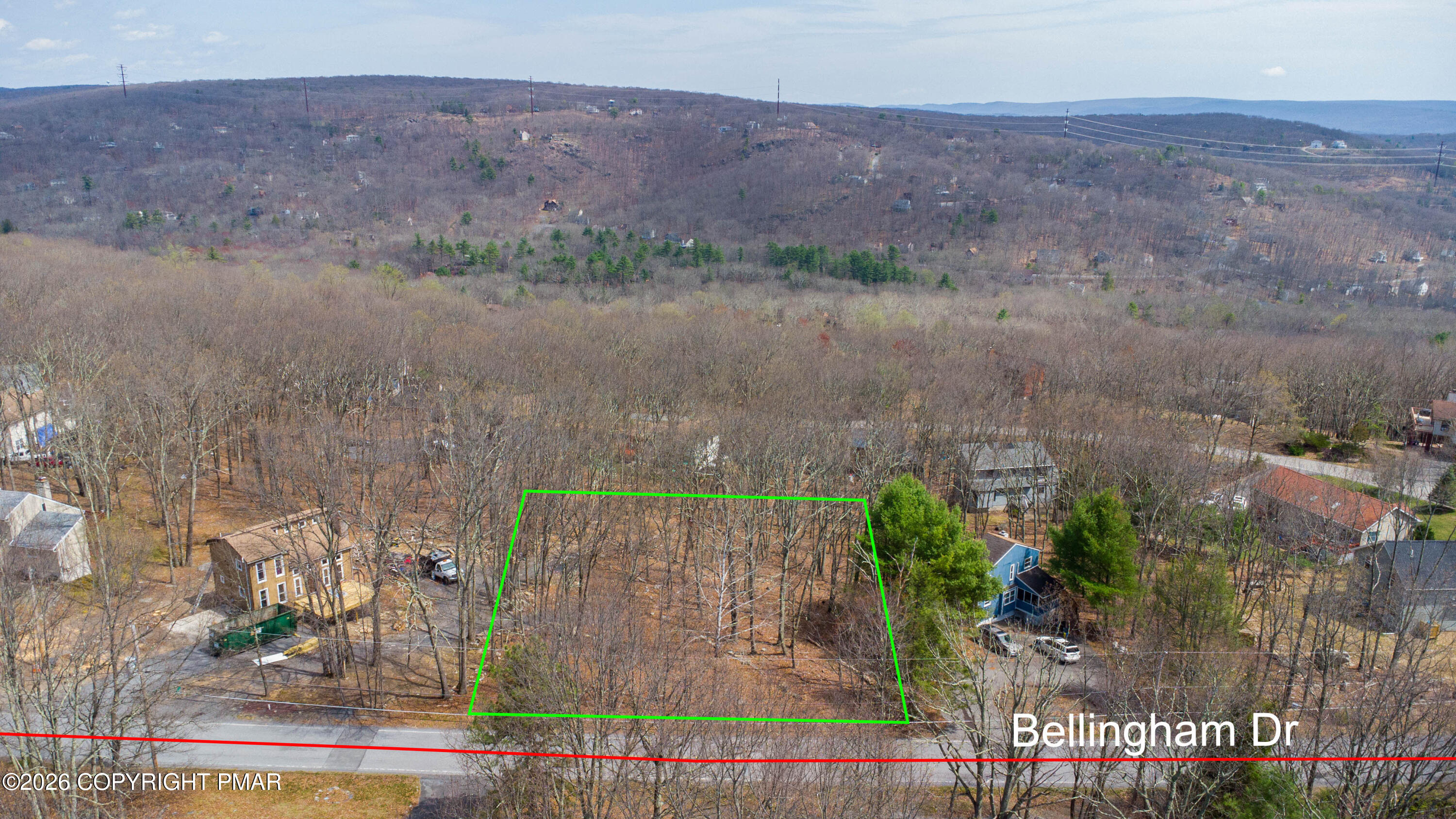 0 Bellingham Drive Bushkill, PA 18324 - Photo 21 of 33 BellinghamDr_Drone_GIS