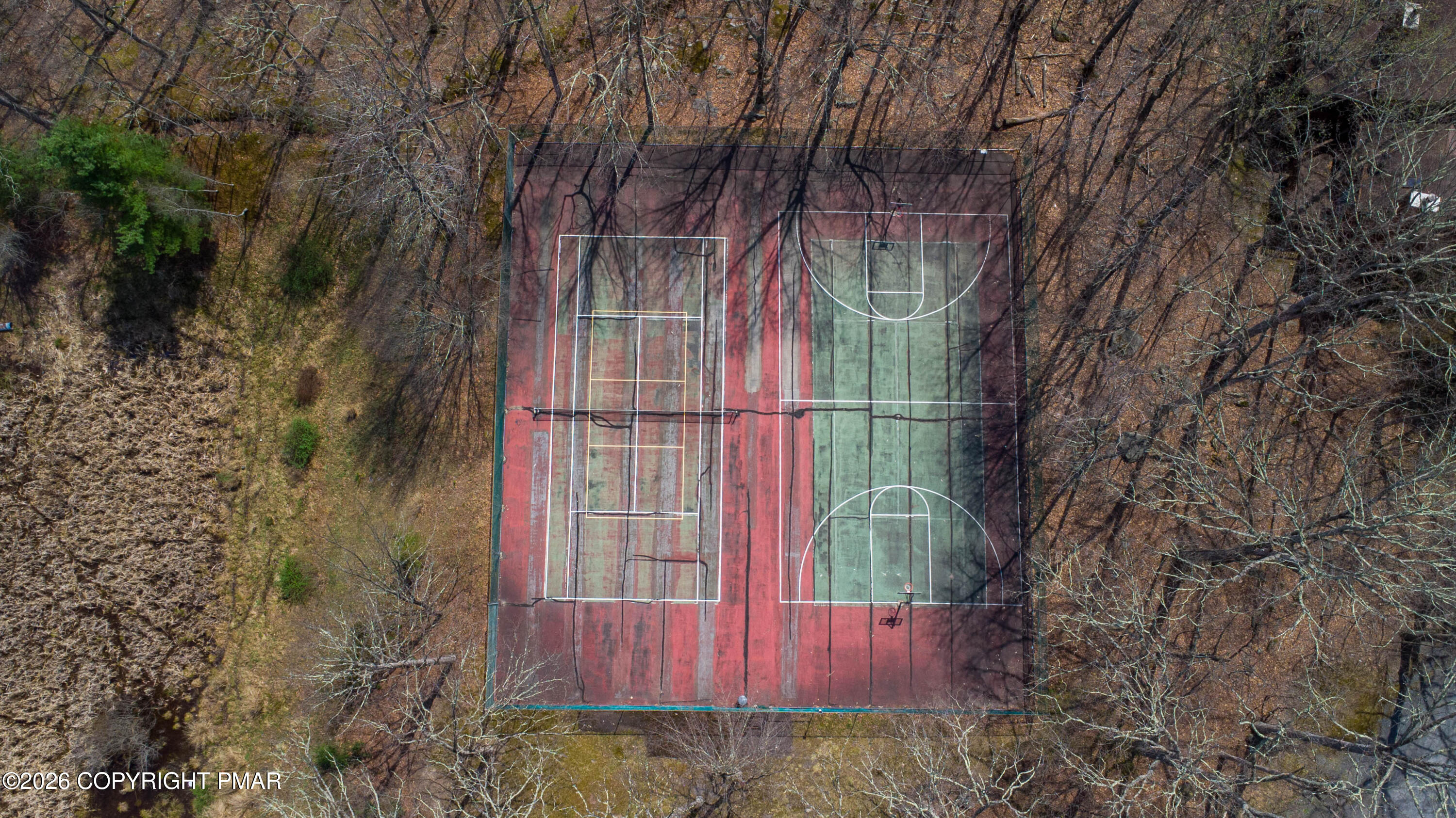 0 Bellingham Drive Bushkill, PA 18324 - Photo 31 of 33 BellinghamDr_Drone_TennisCourt