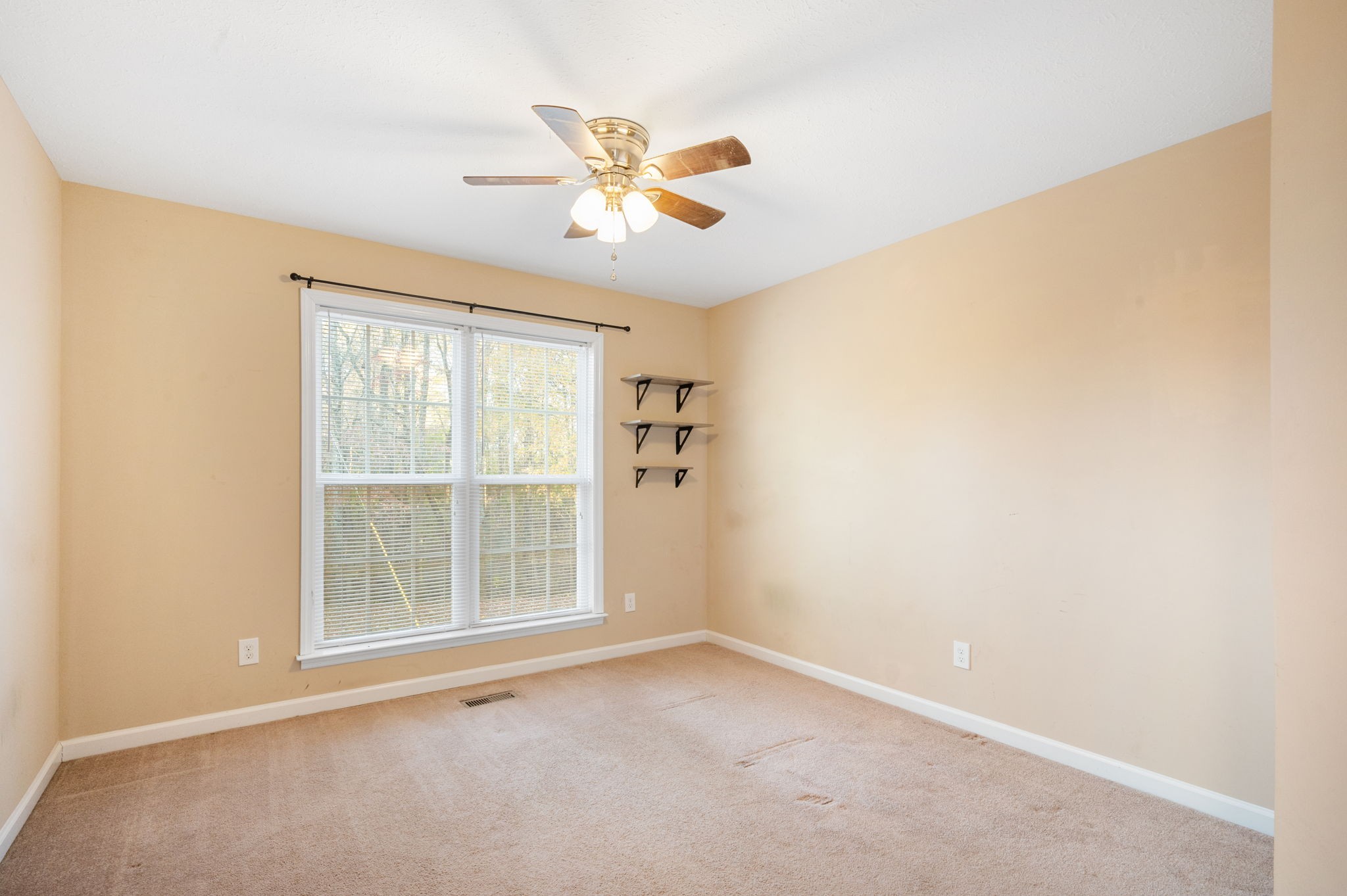 121 Wells Lee Road Elora, TN 37328 - Photo 20 of 48 an empty room with windows and fan