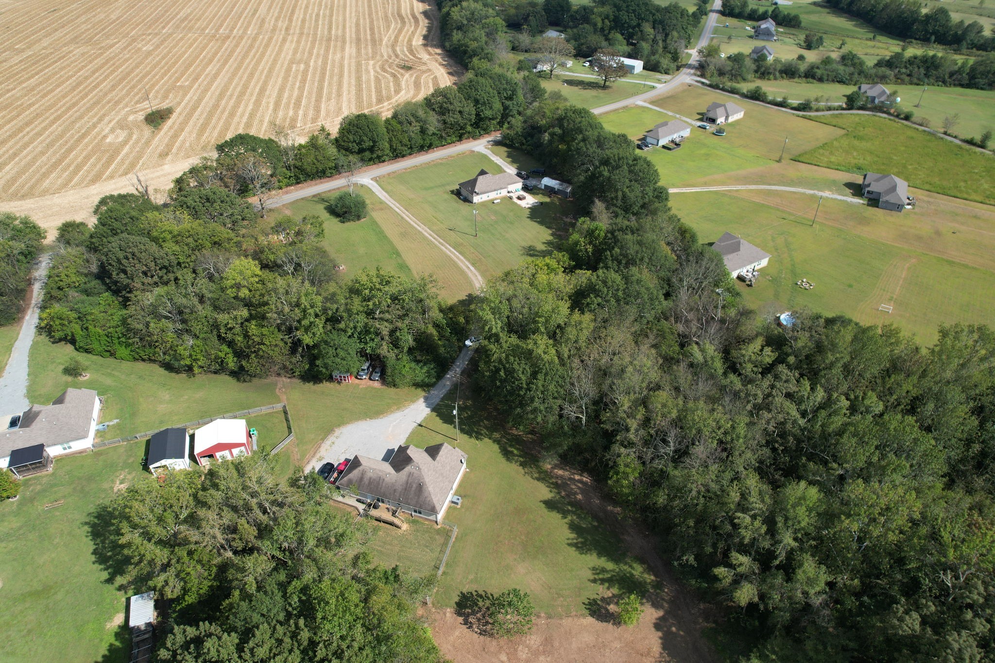121 Wells Lee Road Elora, TN 37328 - Photo 44 of 48 an aerial view of a house with a yard