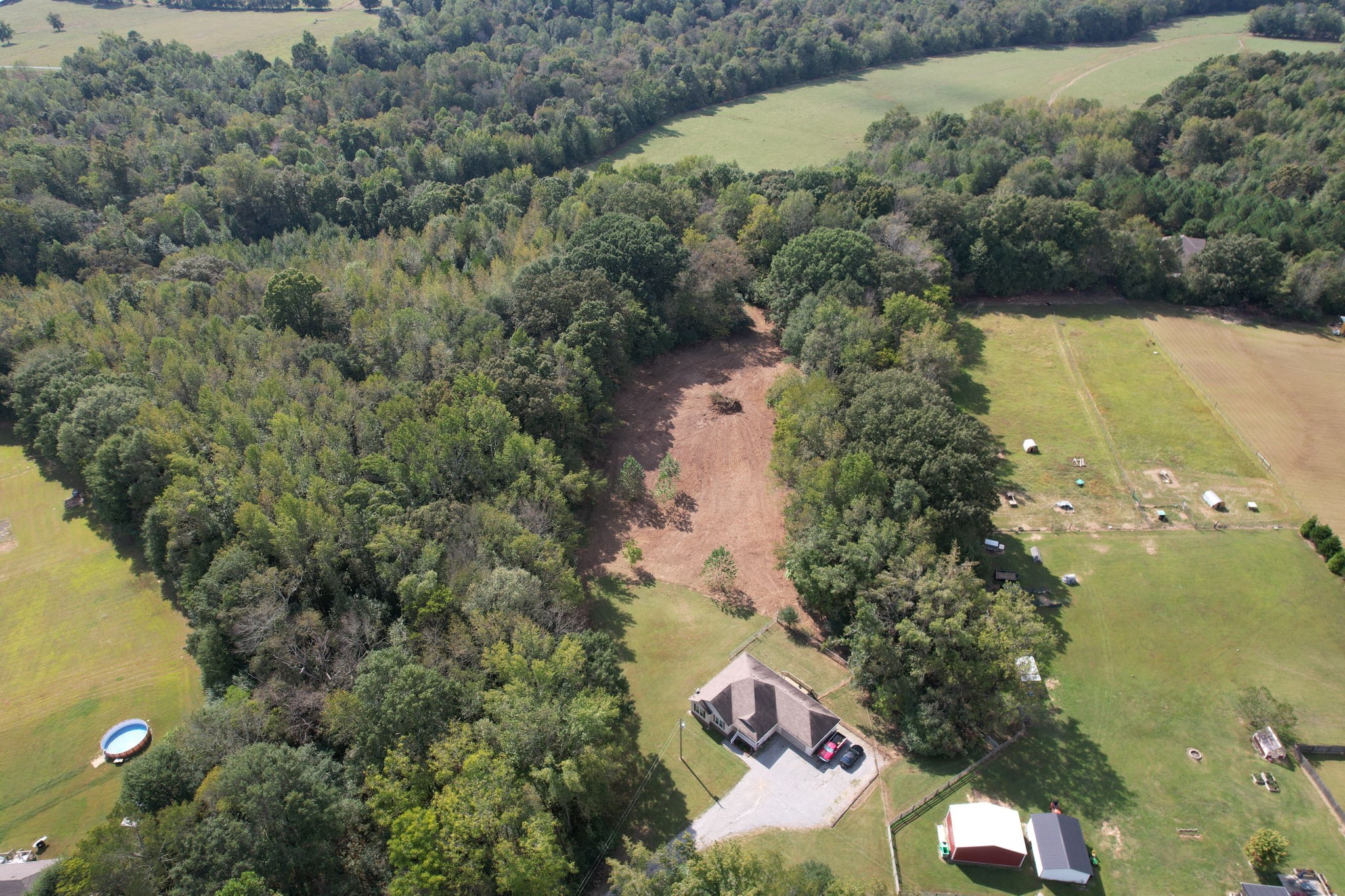 121 Wells Lee Road Elora, TN 37328 - Photo 46 of 48 an aerial view of a house with a yard and lake view