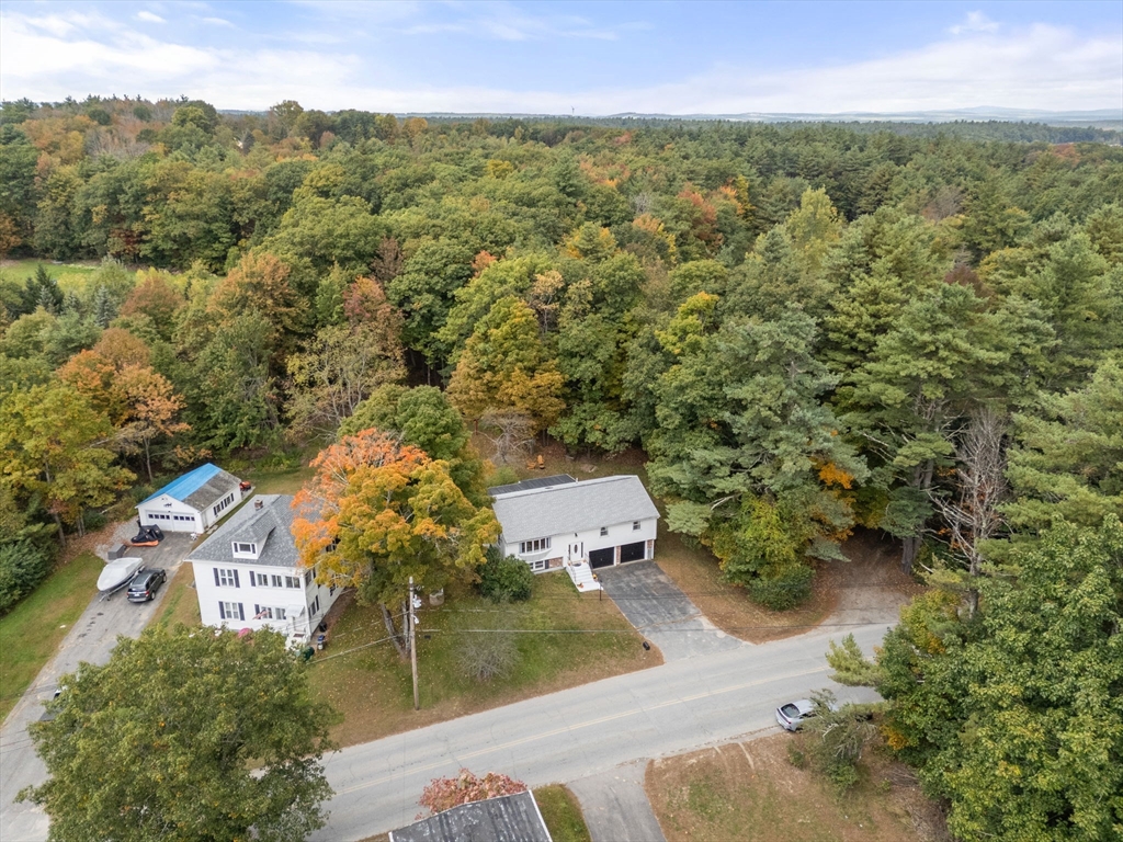 36 Depot Road Templeton, MA 01468 - Photo 33 of 38 an aerial view of residential houses with outdoor space and trees