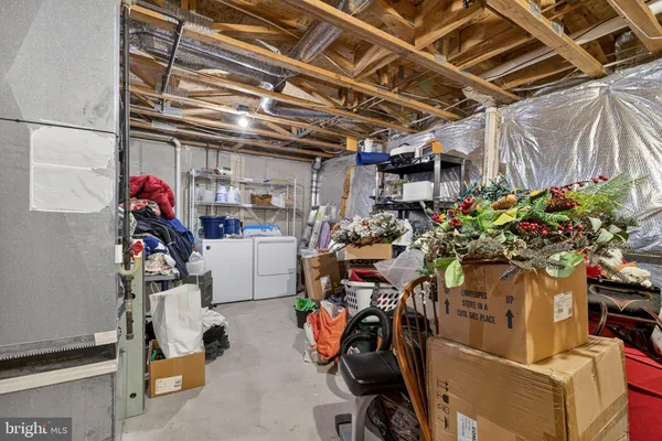 a view of a storage room with a lot of stuff