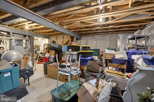 a view of storage and utility room