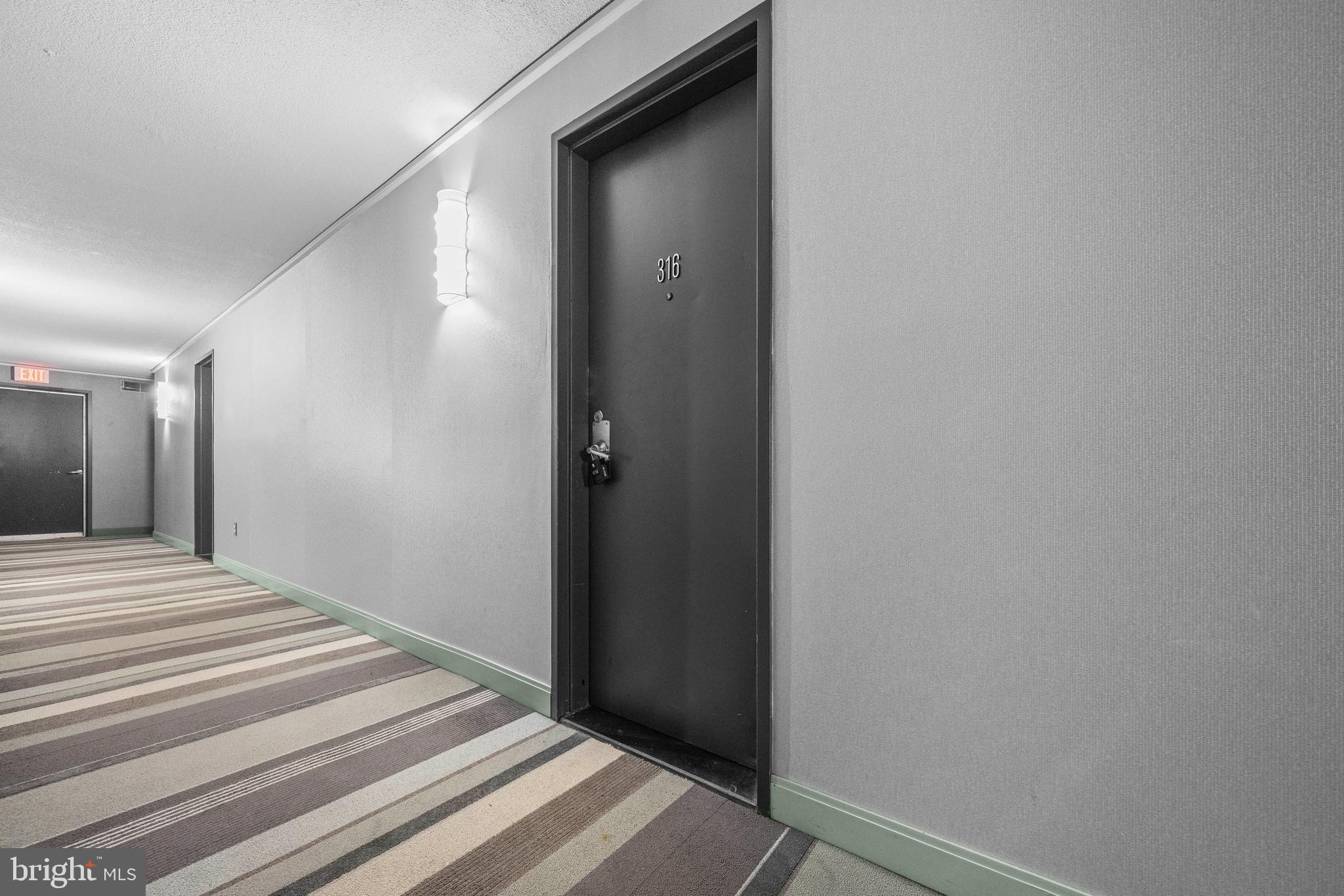 1718 P Street Northwest, Unit 316 Washington, DC 20036 - Photo 22 of 32 a view of a hallway