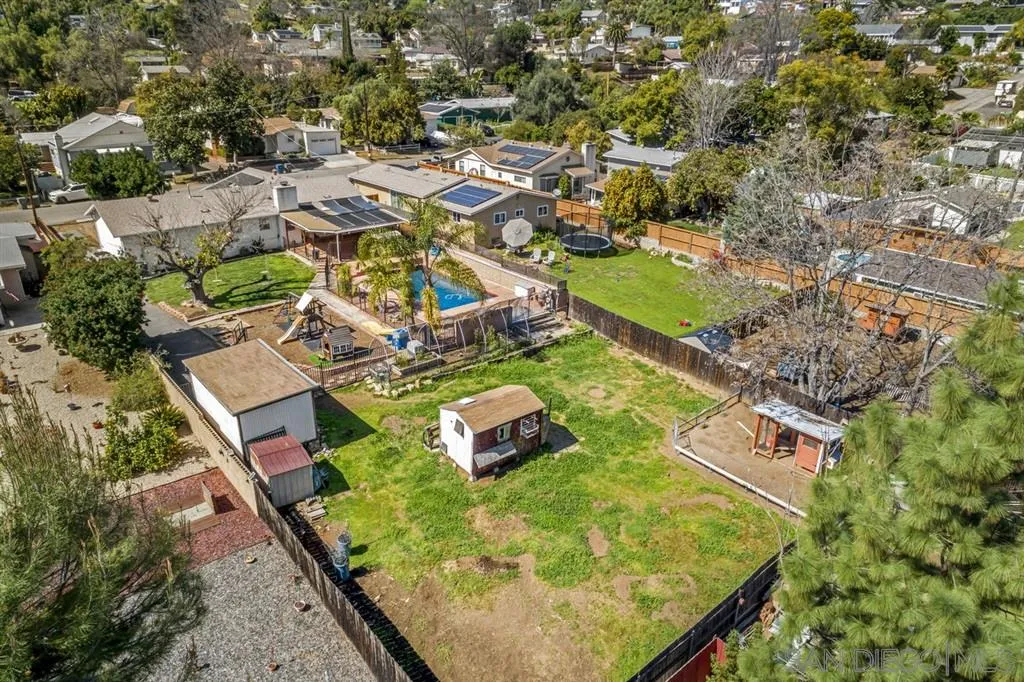 8311 Sunset Road Lakeside, CA 92040 - Photo 23 of 25 an aerial view of residential houses with outdoor space