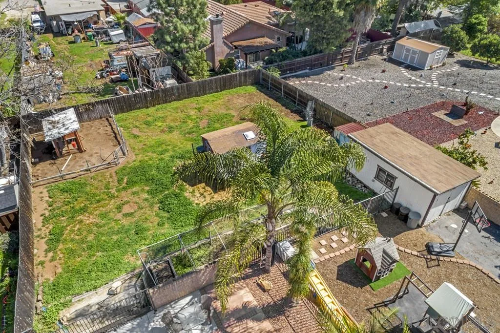 8311 Sunset Road Lakeside, CA 92040 - Photo 25 of 25 an aerial view of a house with swimming pool garden and patio