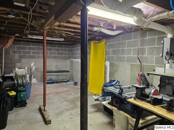 a room with musical instruments