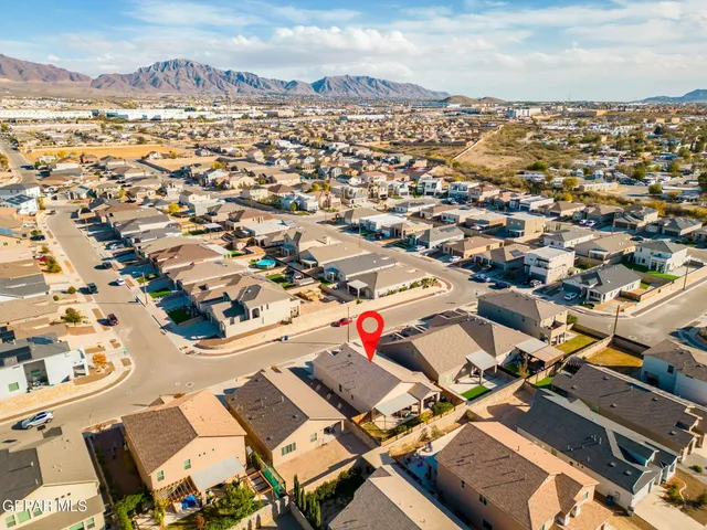 a living room with a couch and a stove