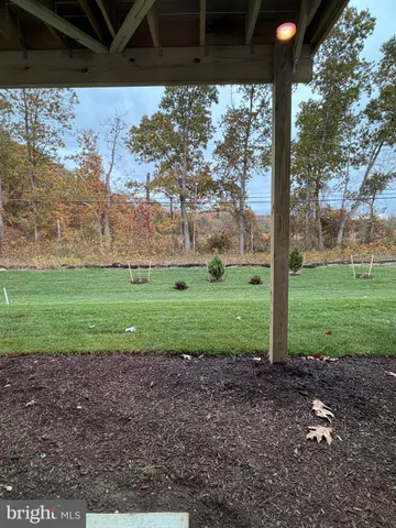 a view of balcony with mountain view
