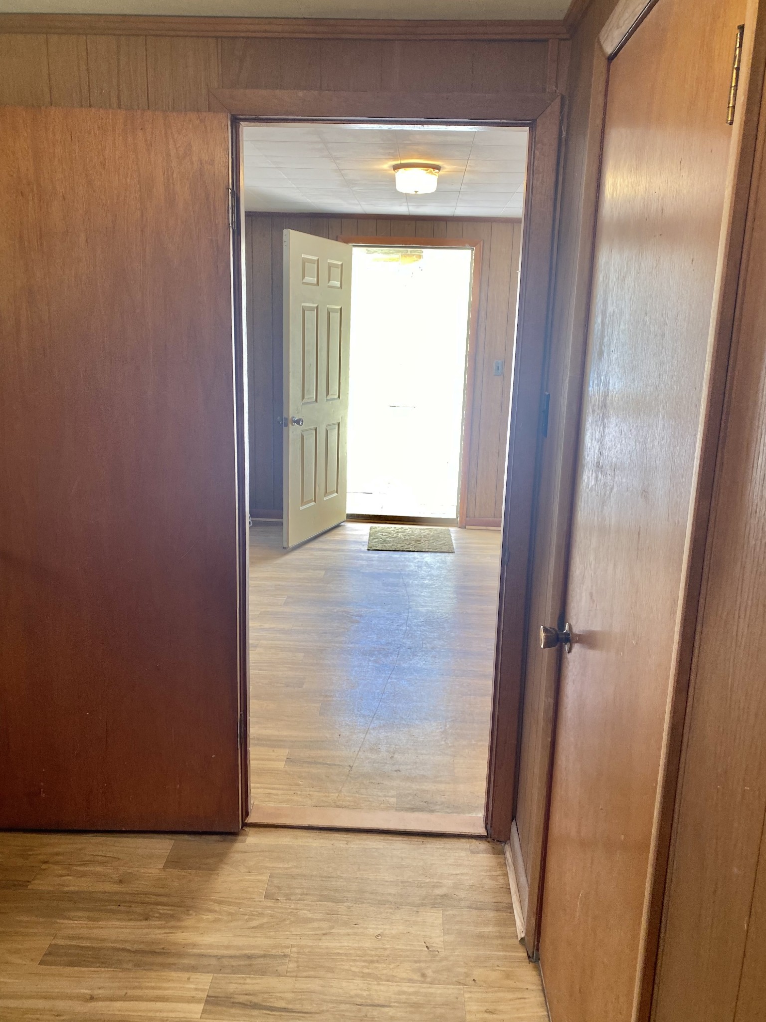 5362 Hillsboro Viola Road Manchester, TN 37355 - Photo 32 of 52 a view of an empty room with wooden floor and a window