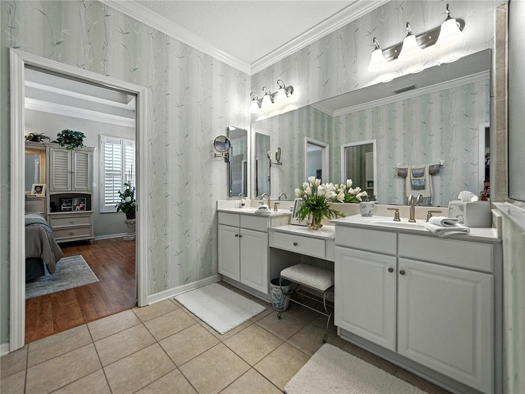 2530 Cross More Street Valrico, FL 33594 - Photo 45 of 61 a bathroom with a sink a mirror and a shower