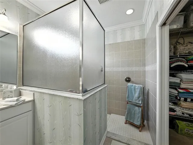 a view of a backyard with a patio and outdoor seating