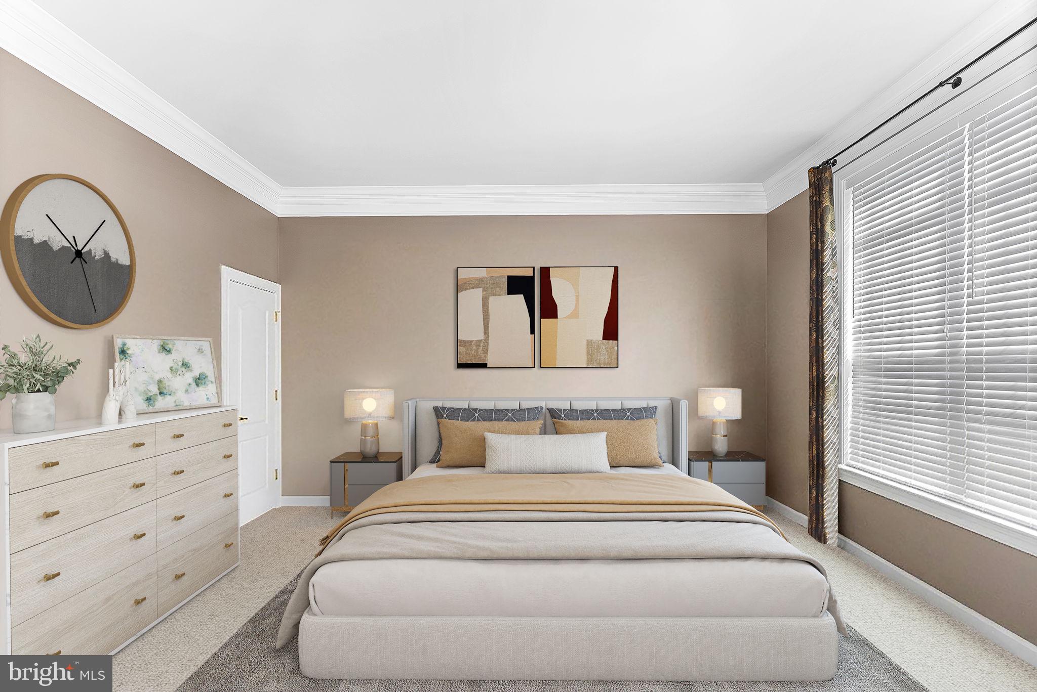 22461 Terra Rosa Place Ashburn, VA 20148 - Photo 18 of 67 a bedroom with a bed and a closet