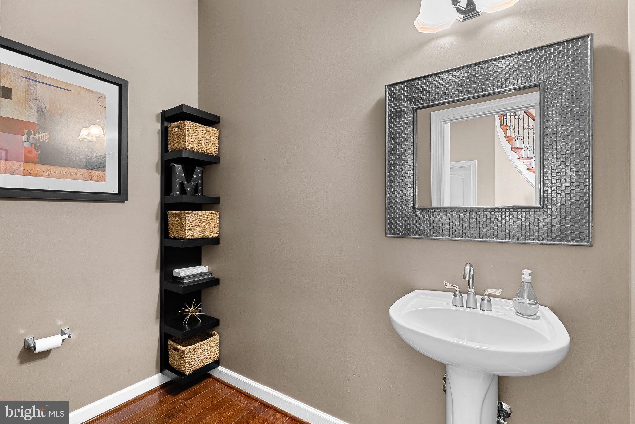 22461 Terra Rosa Place Ashburn, VA 20148 - Photo 19 of 67 a bathroom with a sink and a mirror