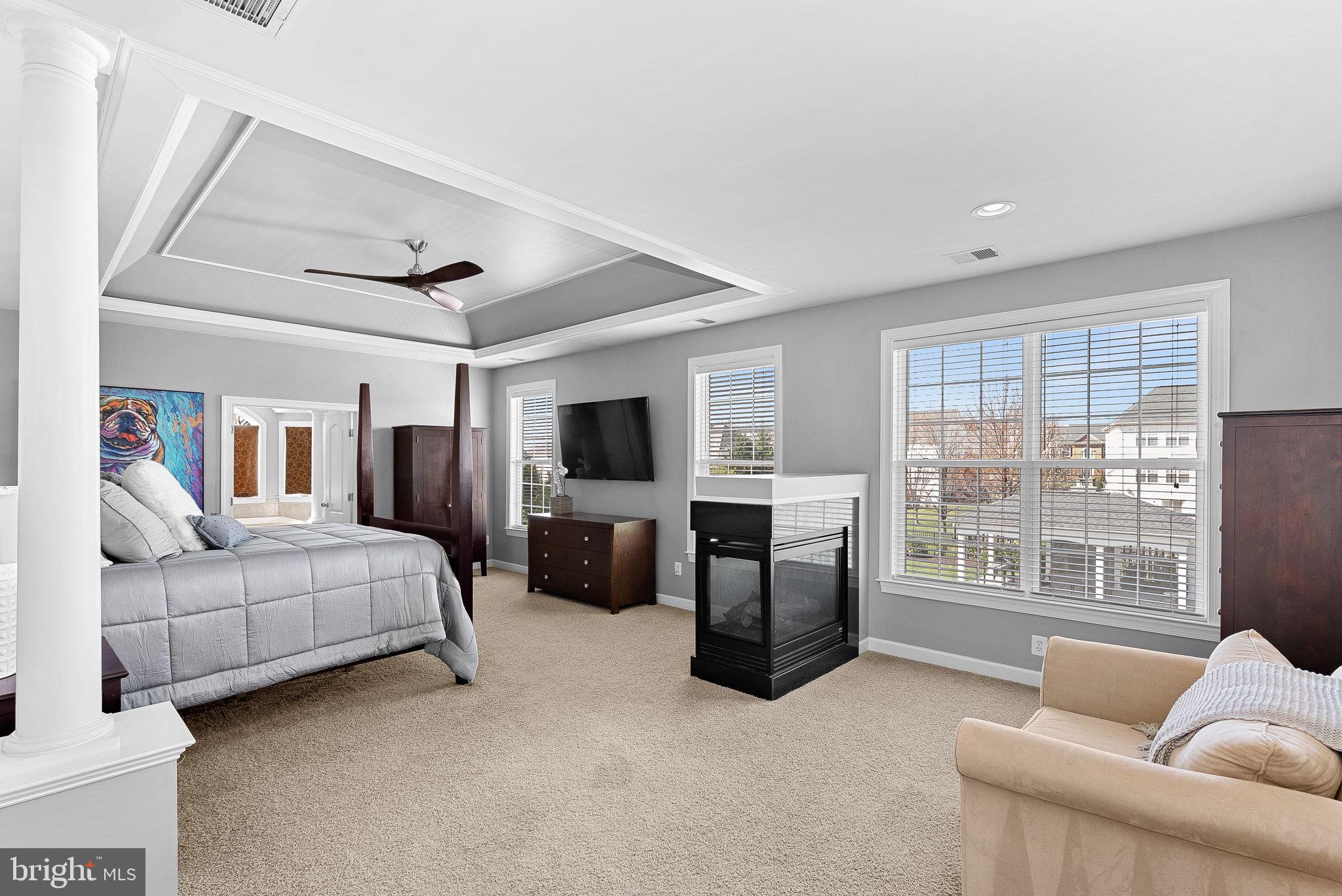 22461 Terra Rosa Place Ashburn, VA 20148 - Photo 23 of 67 Primary Bedroom w/Gas Fireplace