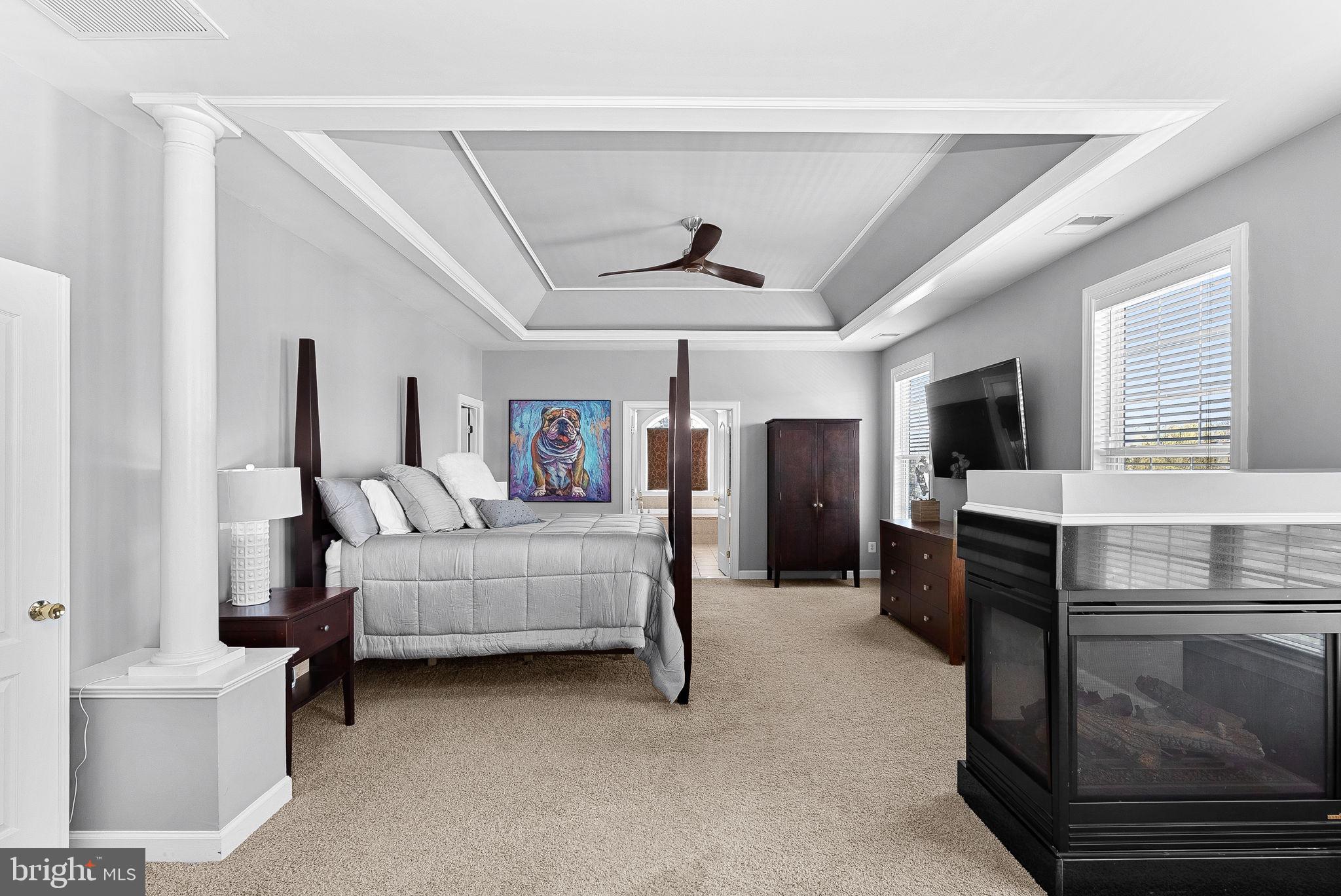 22461 Terra Rosa Place Ashburn, VA 20148 - Photo 24 of 67 a living room with furniture and a flat screen tv