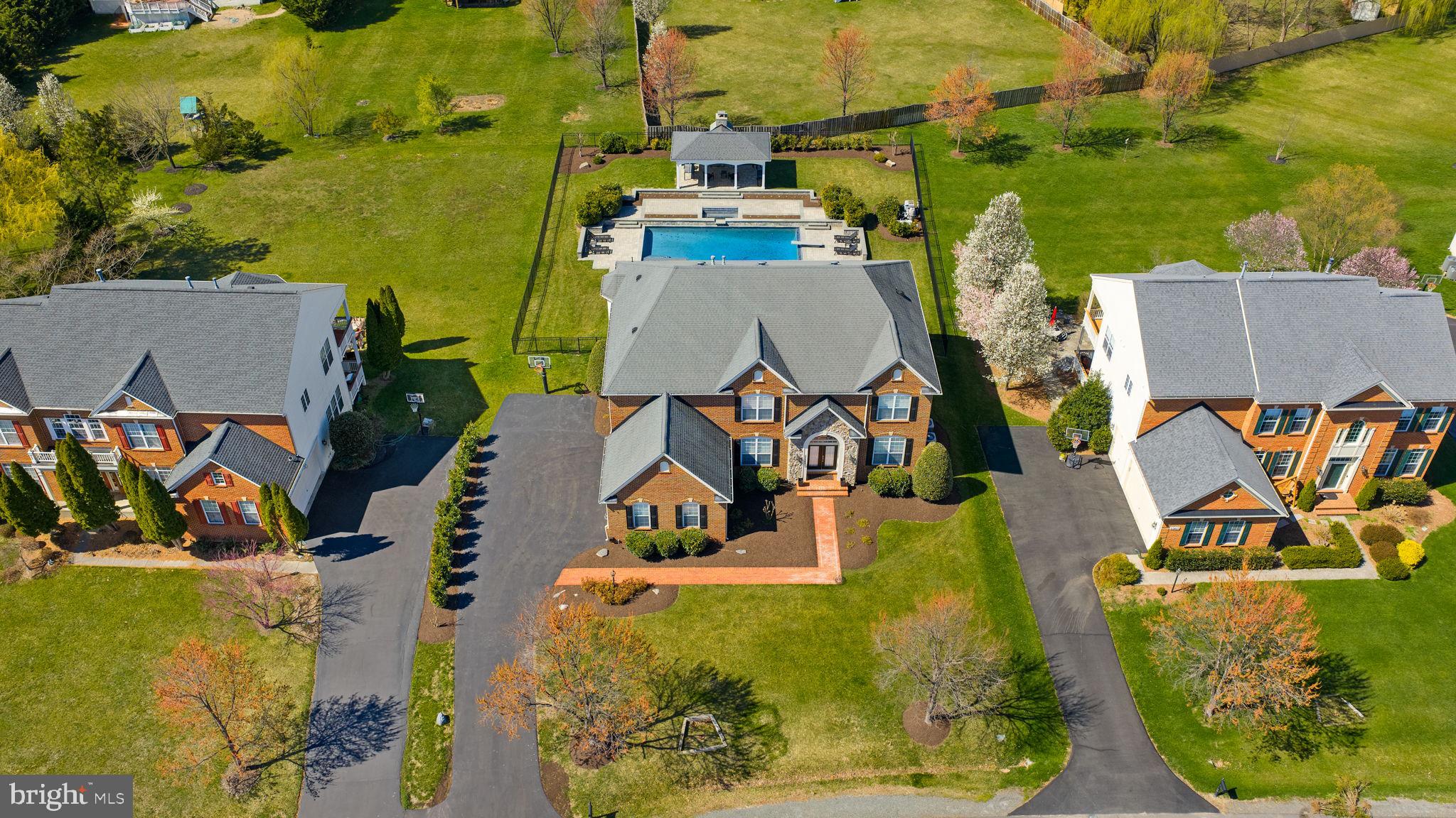 22461 Terra Rosa Place Ashburn, VA 20148 - Photo 62 of 67 an aerial view of a house with outdoor space