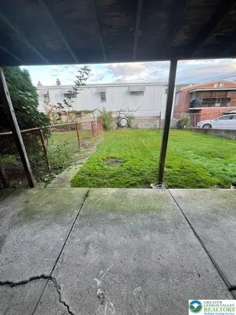 a view of backyard with plants