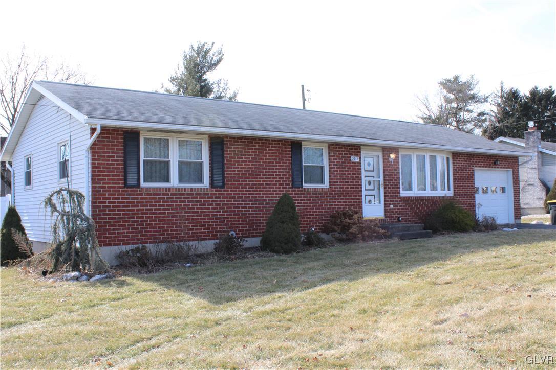 a backyard of a house