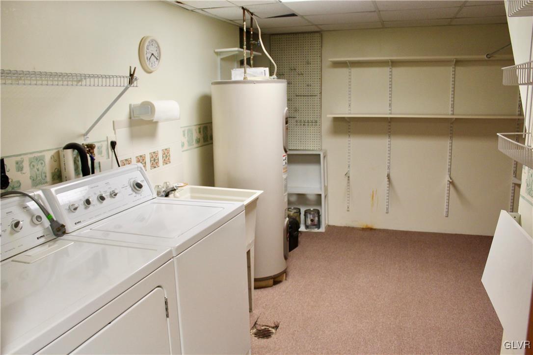 3918 Mechanicsville Road Whitehall, PA 18052 - Photo 21 of 25 a utility room with dryer and washer