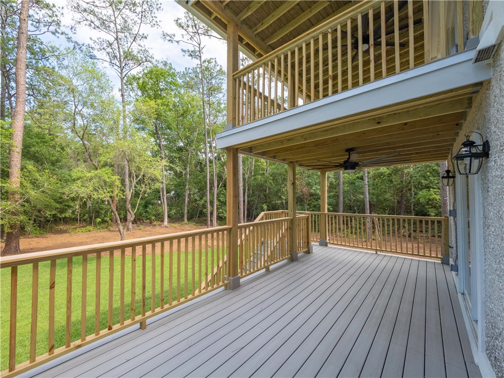 160 Butler Lake Drive St. Simons Island, GA 31522 - Photo 32 of 34 Deck off of Kitchen and Deck off of bedroom