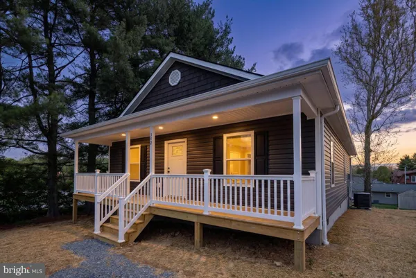 a view of a house with a deck