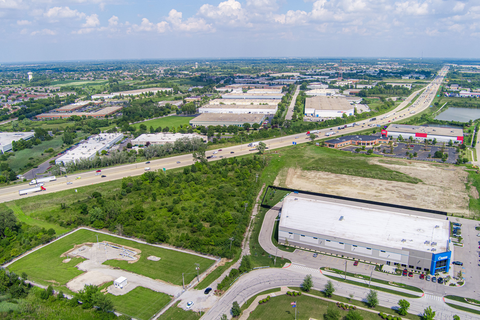 Vacant West Vacant W Maple Street Mokena, IL 60448 - Photo 4 of 9 an aerial view of a city