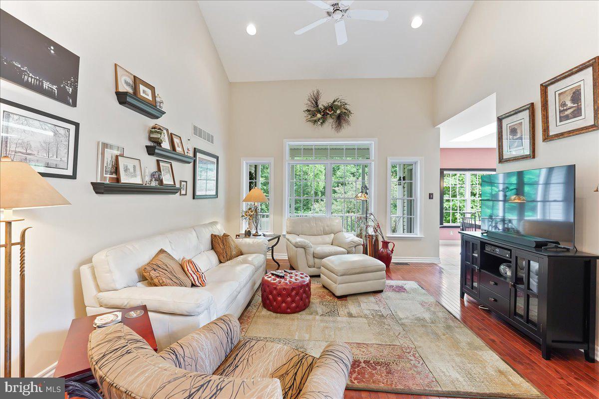 2 Brentwood Road Boothwyn, PA 19061 - Photo 13 of 60 Family room with ceiling fan and high ceilings