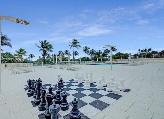 a view of a lake with outdoor space