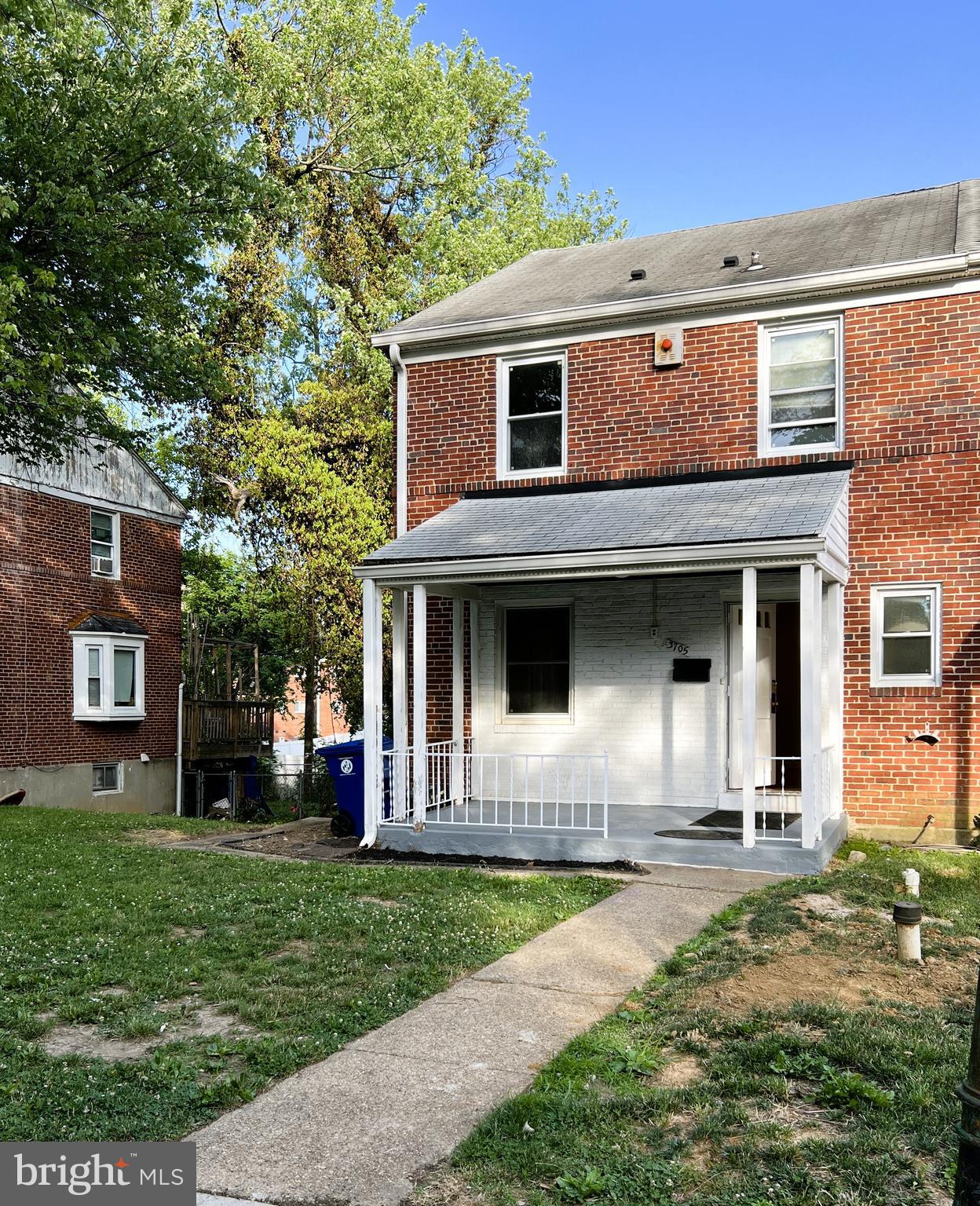 3705 Bancroft Road Baltimore, MD 21215 - Photo 50 of 50 a front view of a house with garden