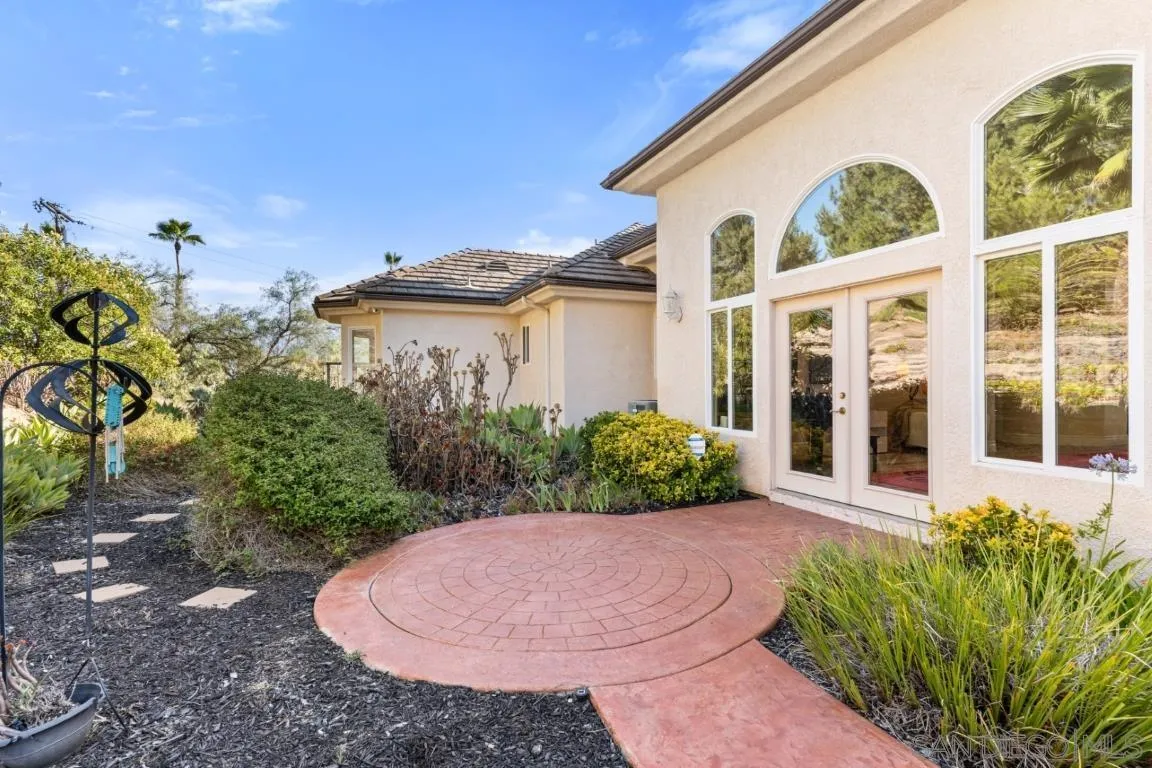 246 Yucca Road Fallbrook, CA 92028 - Photo 55 of 68 a view of a garden with a pathway