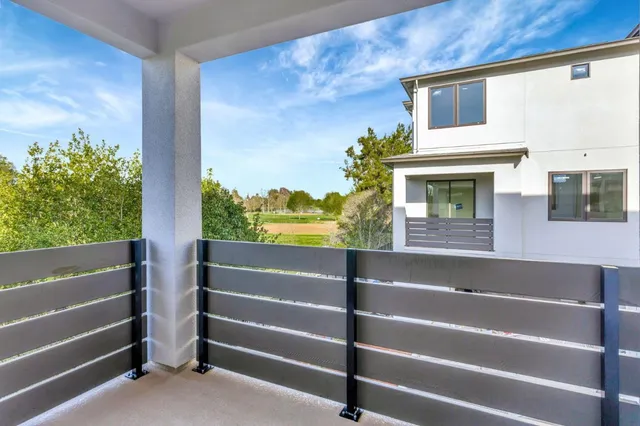 a view of a park with tree s