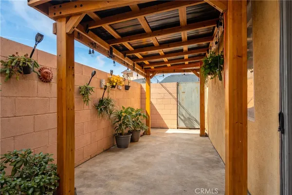 a view of outdoor space and porch