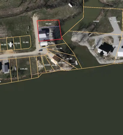 a view of a building with sitting area