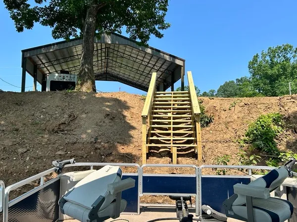 a view of outdoor space with seating area