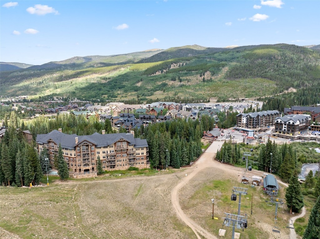 280 Trailhead Drive, Unit 3027 Keystone, CO 80435 - Photo 44 of 50 Aerial view of a mountainous background