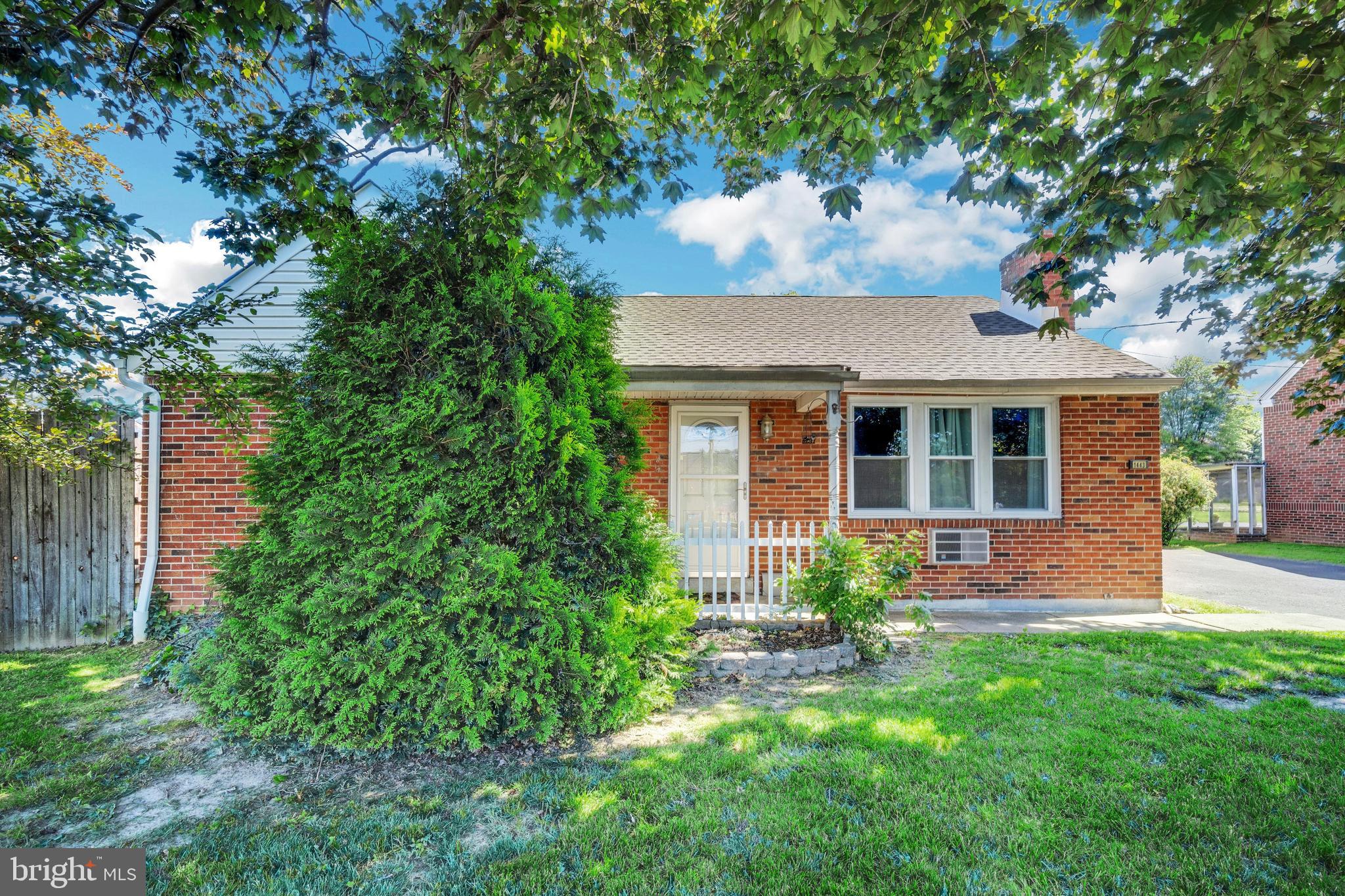 front view of house with a yard