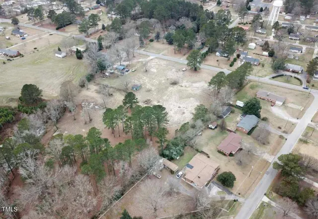 an aerial view of house with outdoor space