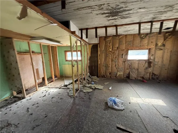 a room with gym equipment