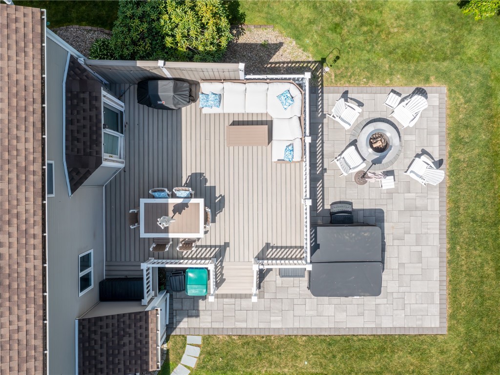 108 Wilbur Road Lincoln, RI 02865 - Photo 35 of 42 drone shot of home