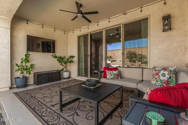 a view of a lake with a mountain in the background