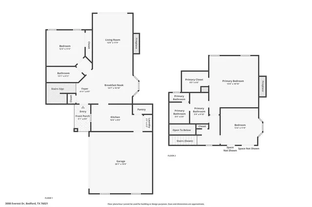 $343,500 | 3008 Everest Drive, Bedford, TX 76021