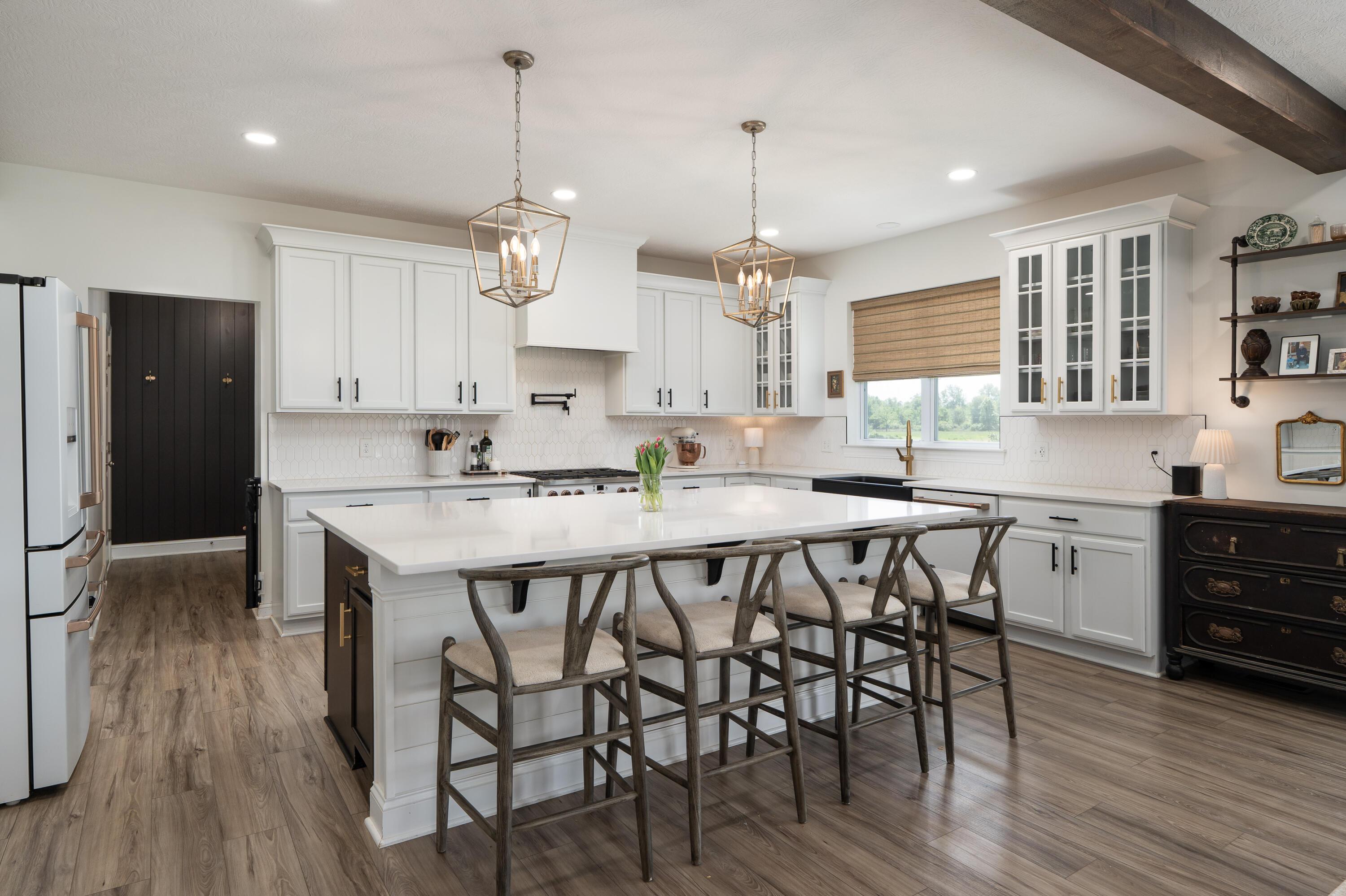 7308 Concord Road Delaware, OH 43015 - Photo 20 of 73 Chef Style Kitchen with gas range and pot-filler- 12'6" x 19'6" ( + - )