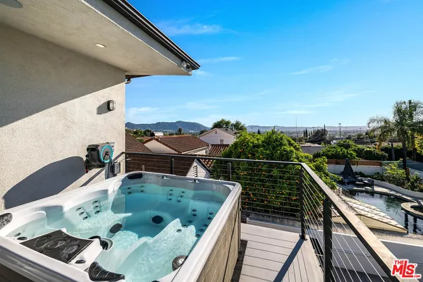 a terrace view with sitting space and garden view